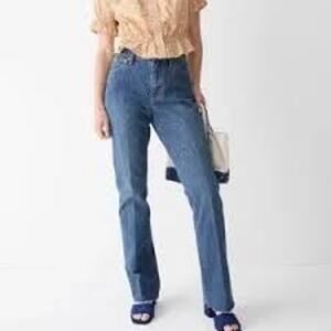 J.Crew Full-Length Demi-Boot High-Rise Jeans 27 Petite Kamari Wash 28" Inseam